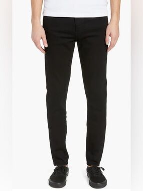 Frame Denim Slim Men's Black Jeans - Clean Black Finish
